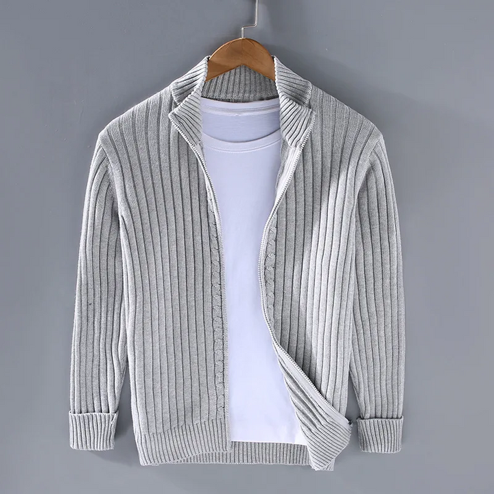 Stilla | Rippet Lynlås Cardigan