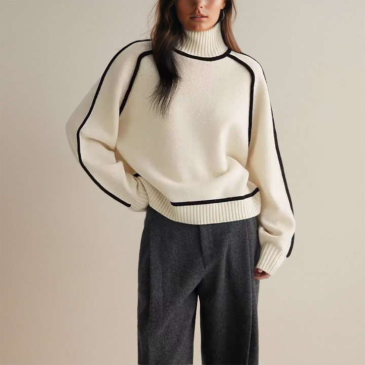 Stilla | Damenpullover Med Krave