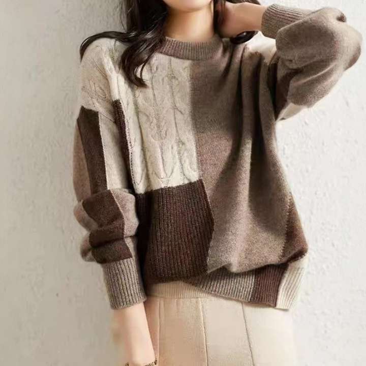 Stilla | Behagelig Langærmet Rundhals Sweater