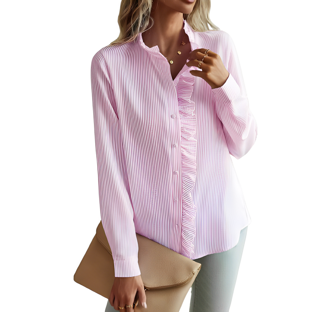 Stilla | Bluse med hængende knapper