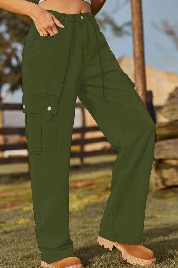 Stilla | Fit Snørejeans Med Lomme