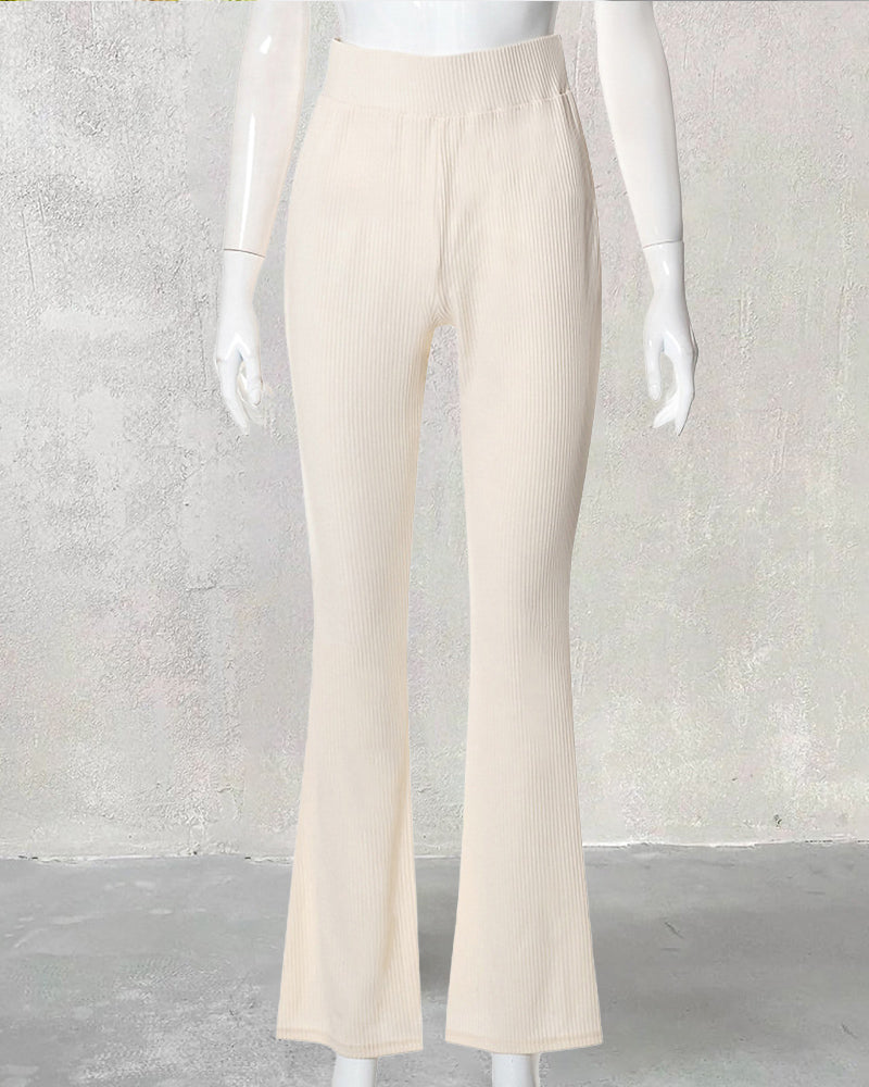 Stilla | Slim Fit Bukser med Micro Flare