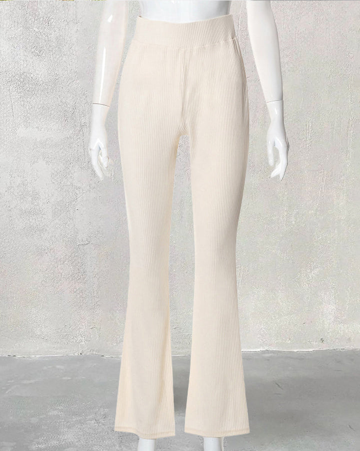 Stilla | Slim Fit Bukser med Micro Flare