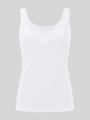 Stilla | Plus Size Blonde Detalje Sweetheart Hals Tank