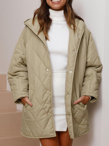 Stilla | Snap Down Langærmet Hættejakke