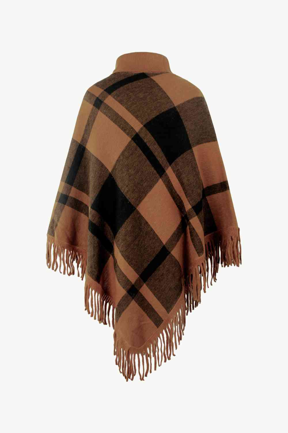 Stilla | Turtleneck Frynse Kant Poncho