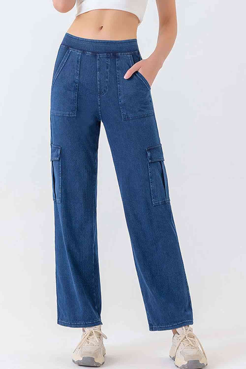 Stilla | Pocketed Lange Jeans