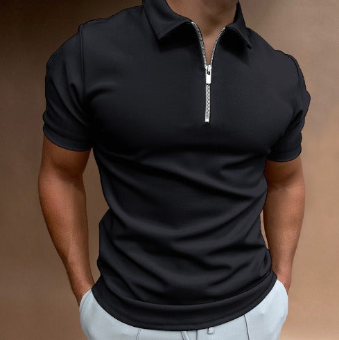 Stilla | Poloshirt med Lynlås