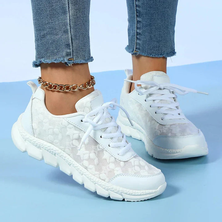 Dame ortopædiske sneakers med svangs støtte & slip-on Skovae
