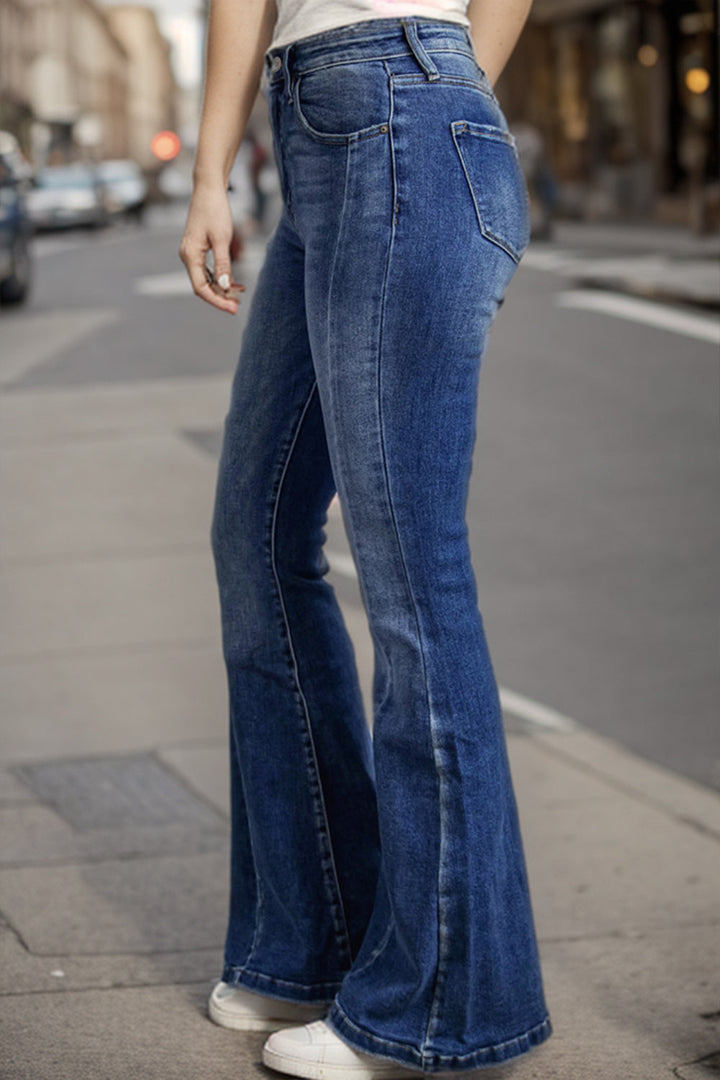 Stilla | Størrelse Høj Talje Flare Jeans