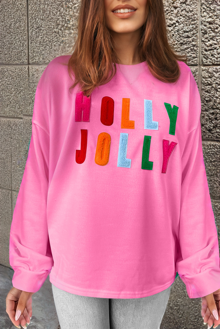 Stilla | Grafik Langærmet shirt Holly Jolly