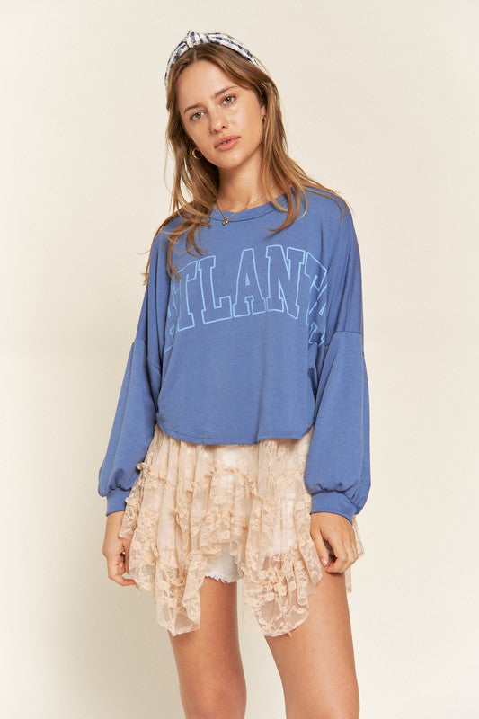Stilla | Batwing Ærme Top