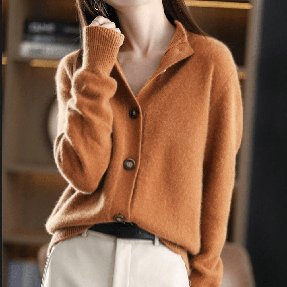 Stilla | Blød, Krammevenlig Cashmere Strik Cardigan Sweater