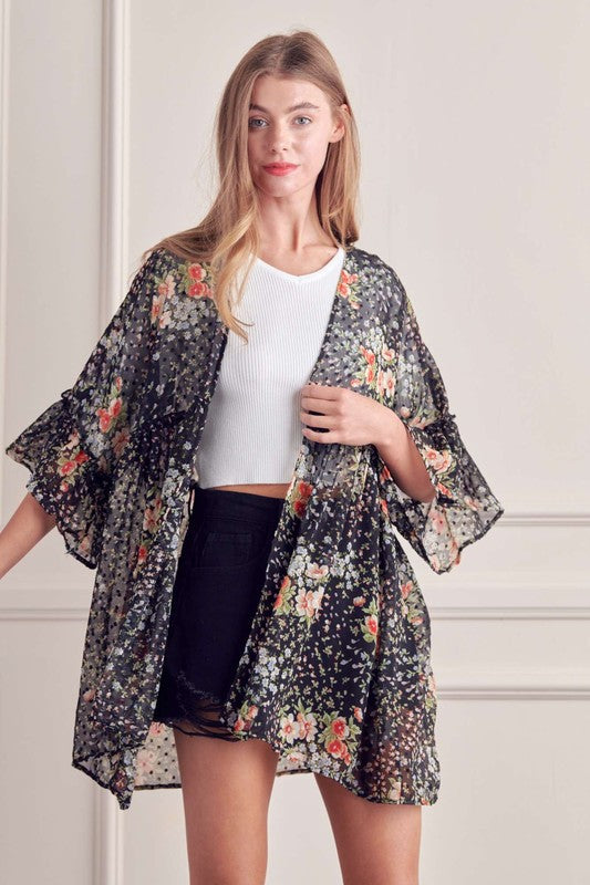 Stilla | Print Volantærmekimono