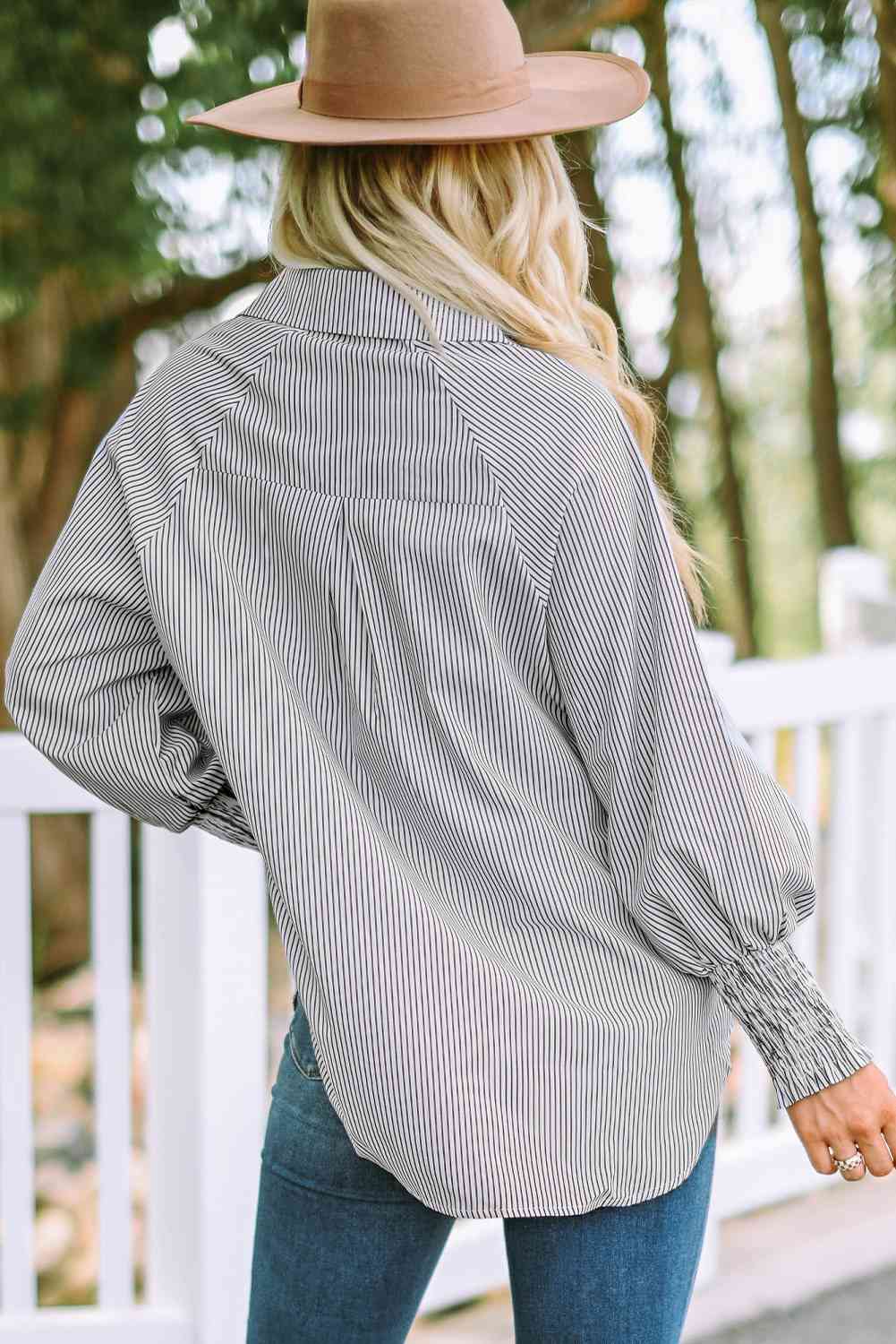 Stilla | Lantern Sleeve Krave Skjorte