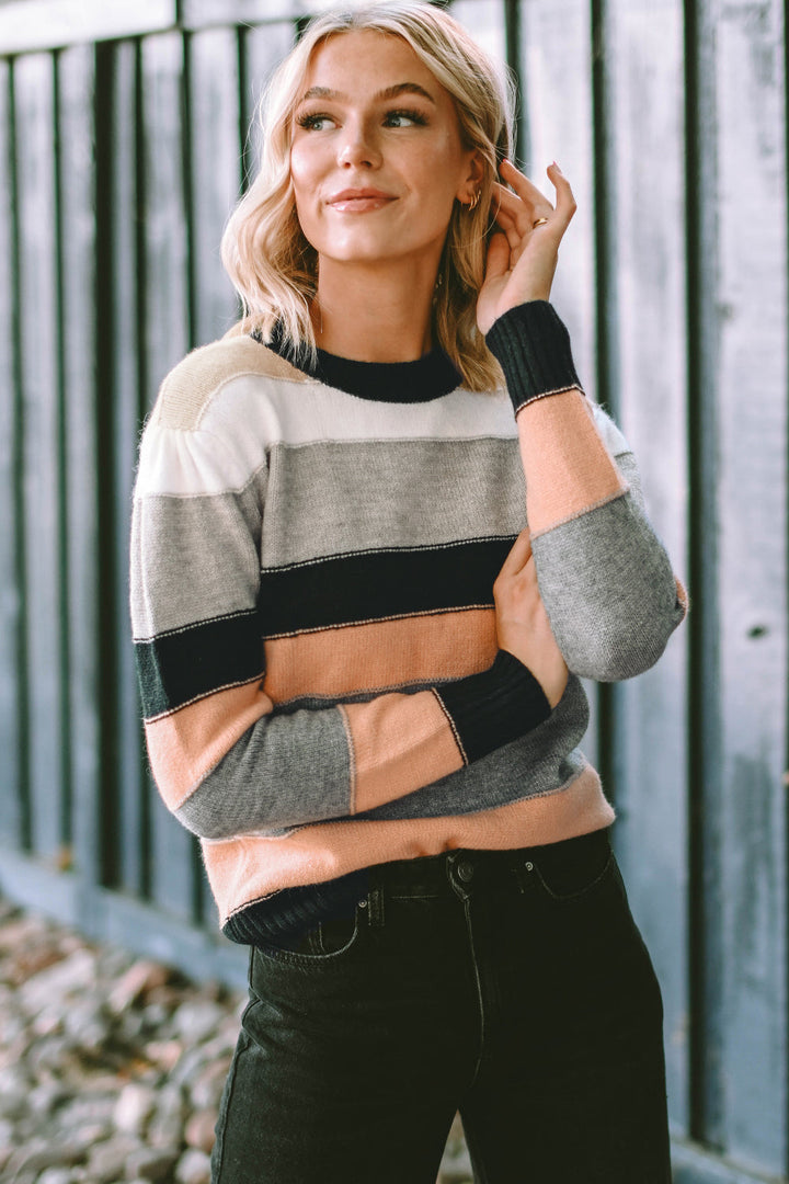 Stilla | Rund Hals Langærmet Sweater