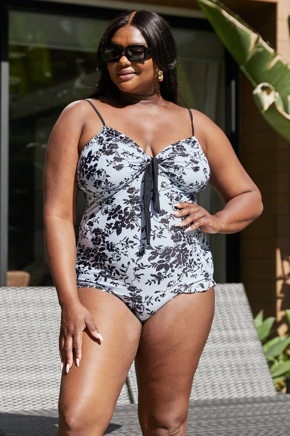 Stilla | West Swim Coate D'azur Ruffle Trim Én-delt Badedragt
