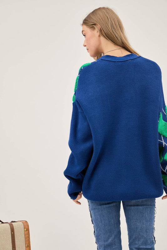 Stilla | V Hals Knap Front Cardigan
