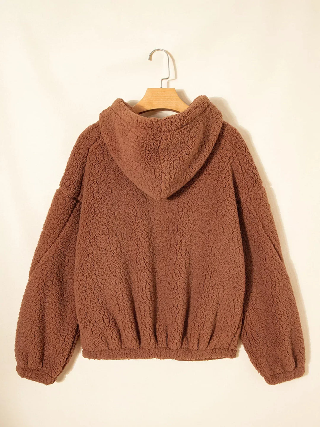 Stilla | Dame Relaxed Fit Zip Up Teddyjakke