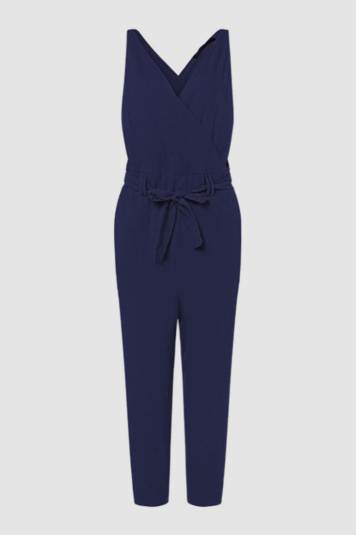 Stilla | Størrelse Surplice Ærmeløs Jumpsuit