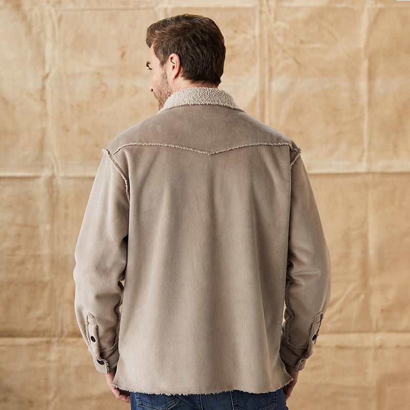 Stilla | Herre Button-Down Cordjakke
