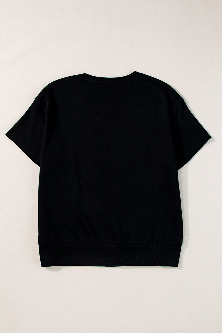 Stilla | Notched Kortærmet T-shirt