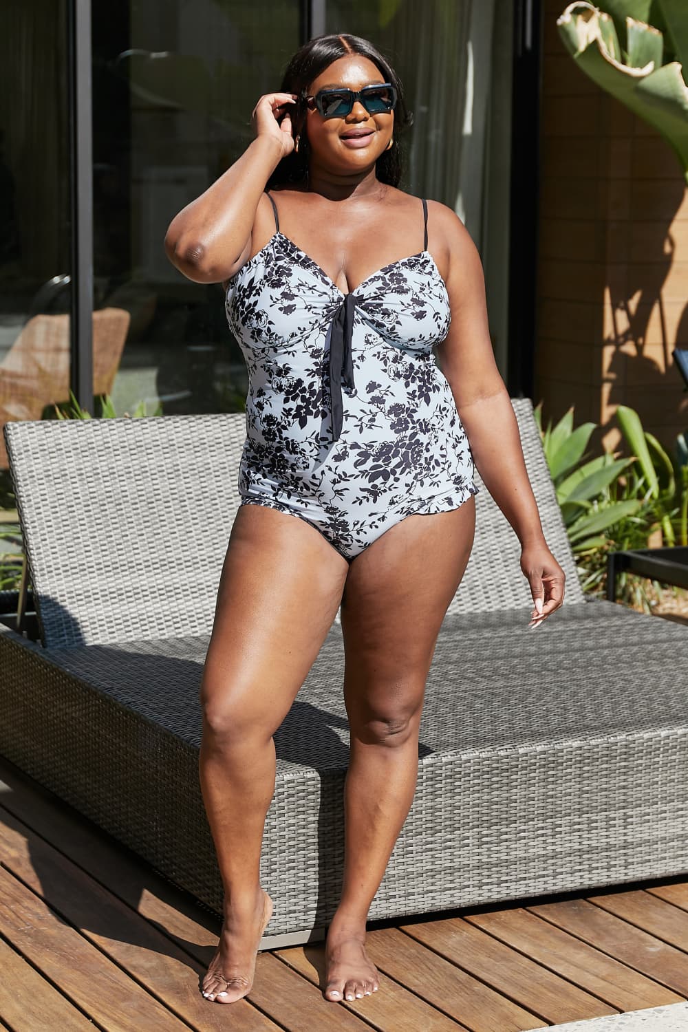 Stilla | West Swim Coate D'azur Ruffle Trim Én-delt Badedragt
