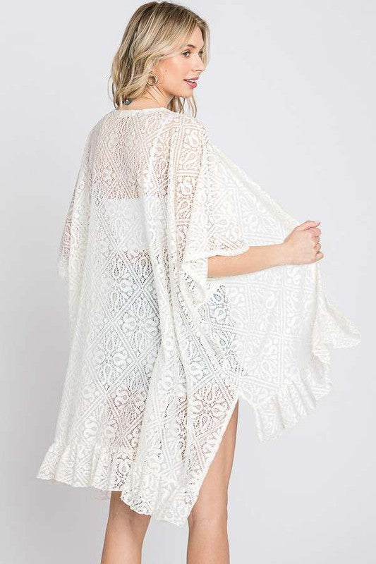 Stilla | Over Size Ruffle Kimono