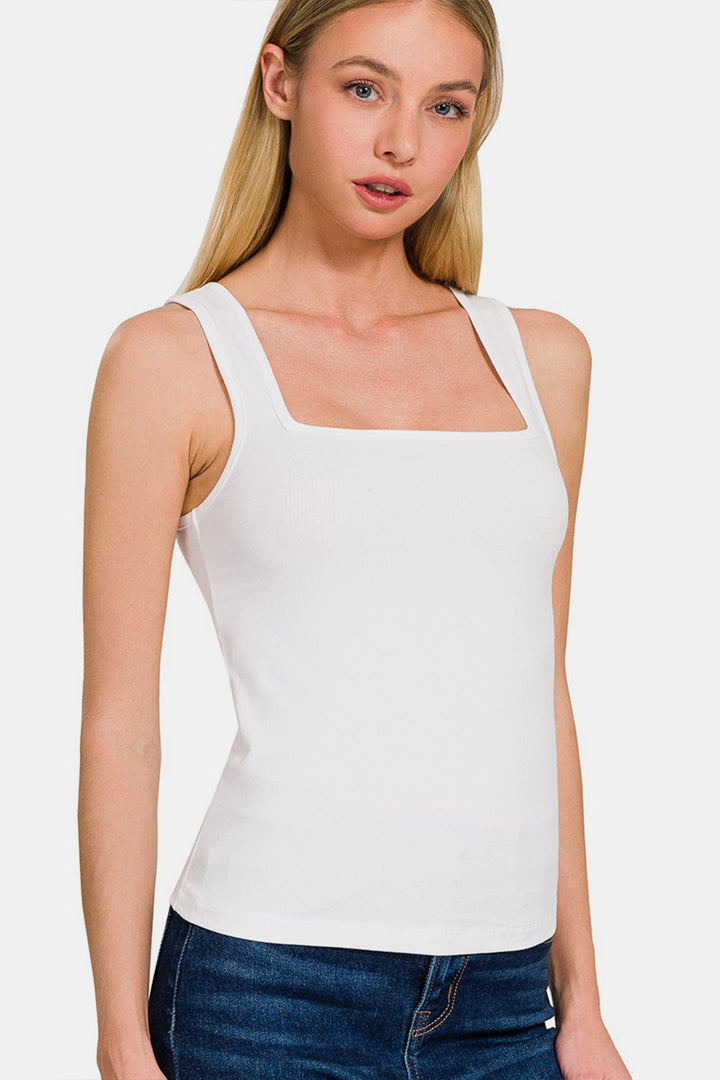 Stilla | Square Neck Cropped Tank