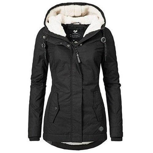 Stilla | Dame Slim Fit Vinter Parka med justerbar hætte