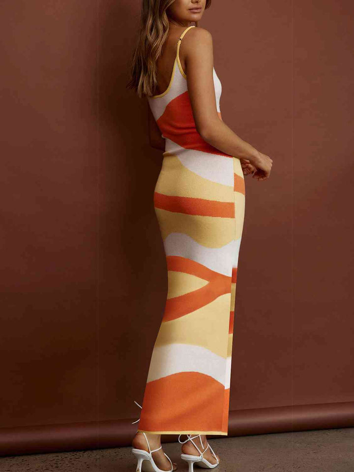 Stilla | Strop Maxi Sweater Kjole