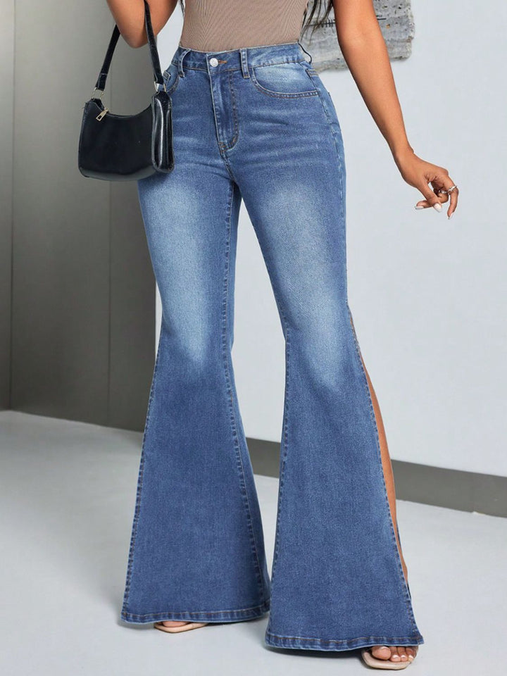 Stilla | Flare Jeans med Lommer