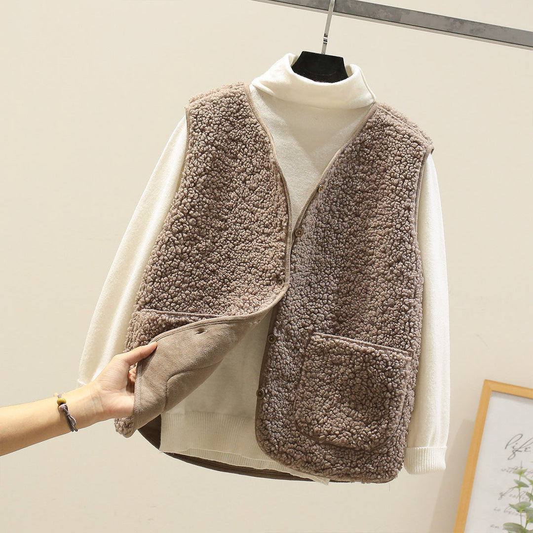 Skovae | Klassisk lammeuld vest