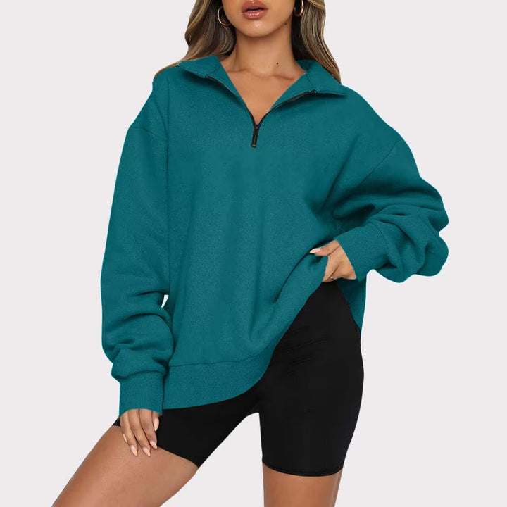 Stilla | Sweatshirt med Krave til Kvinder