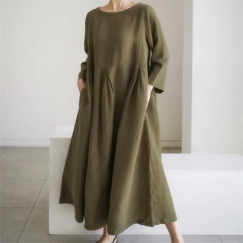 Stilla | Casual Midi Strik Kjole