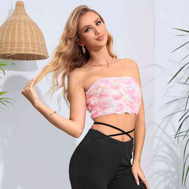 Stilla | Detaljeret Cropped Tube Top