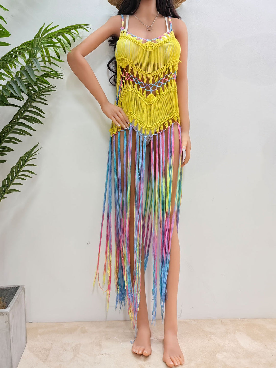 Stilla | Scoop Neck Spaghetti Strap Cover-up