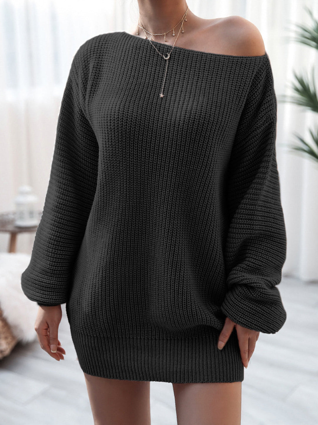 Stilla | Strik Mini Sweater Kjole