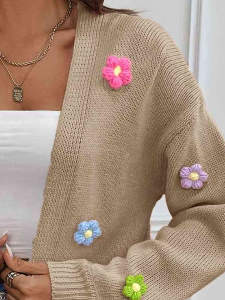 Stilla | Langærmet Åben Front Cardigan