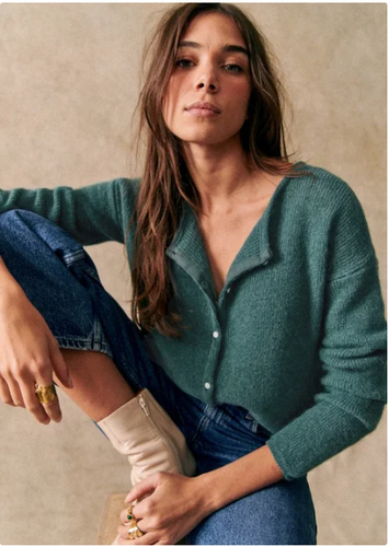 Stilla | Cozy Kvinders Cardigan med V-Hals og Knapper