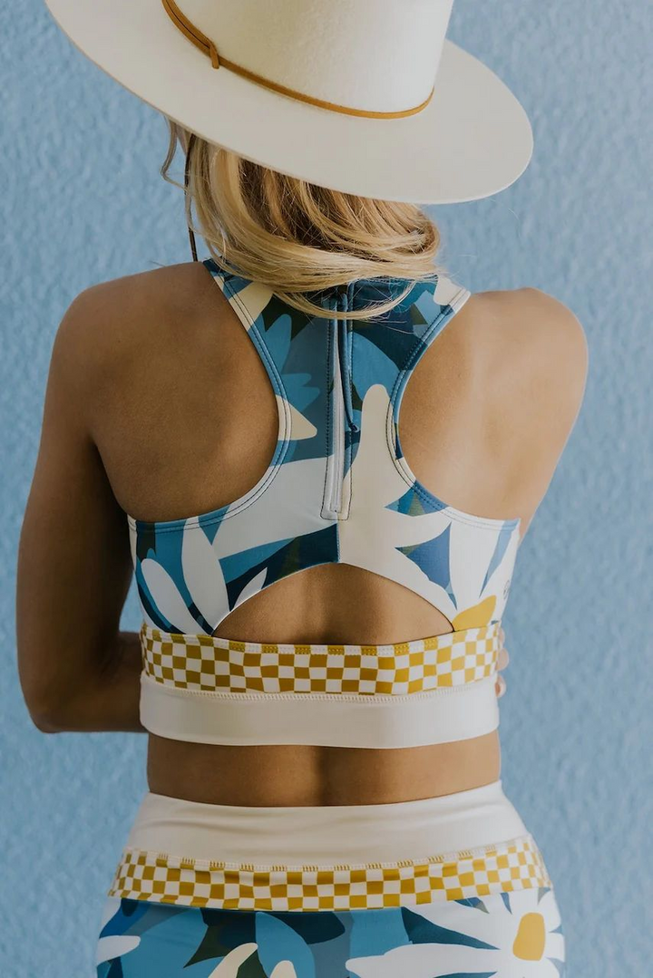 Skovae | Floral Racerback Fordelagtig Bikini Sæt