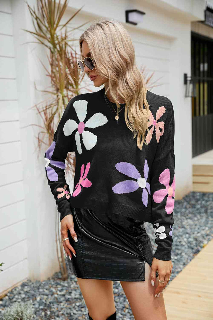 Stilla | Rund Hals Drop Shoulder Sweater