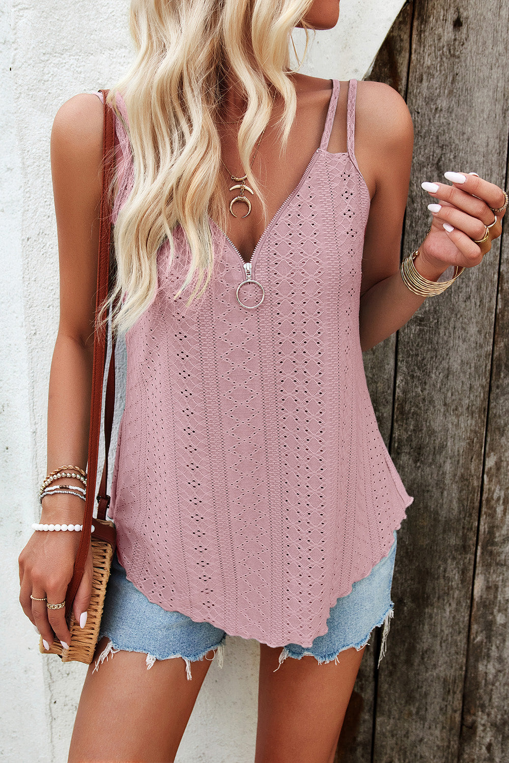 Stilla | V-Hals Dobbelte Stropper Cami