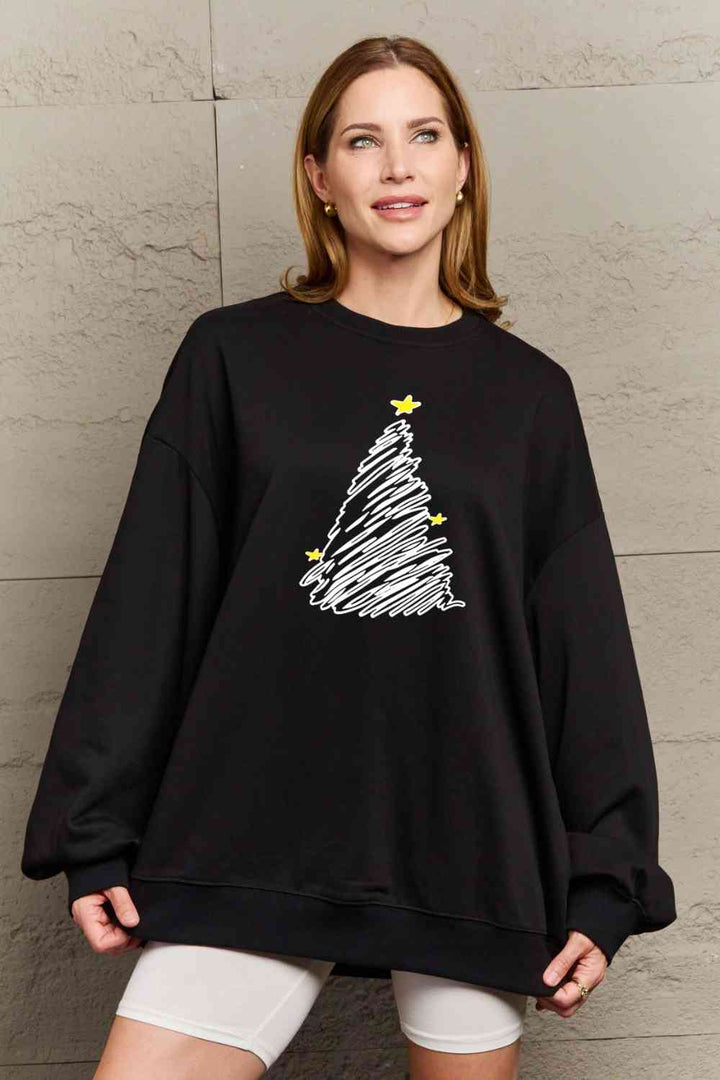 Stilla | Love Full Size Graphic Sweatshirt