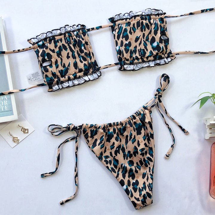 Stilla | Trim Ruched Bikini Sæt