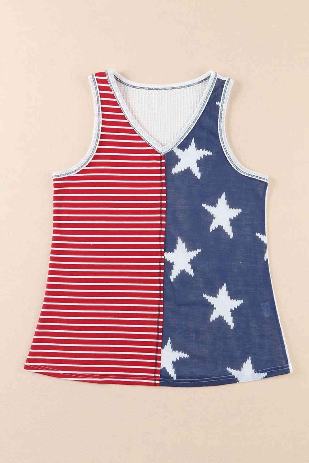 Stilla | Stribet V-hals Tank