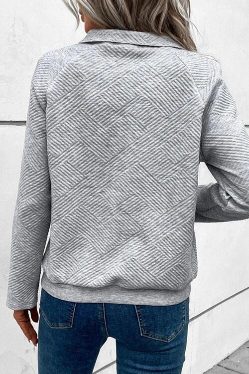Stilla | Snap Button Langærmet Sweatshirt