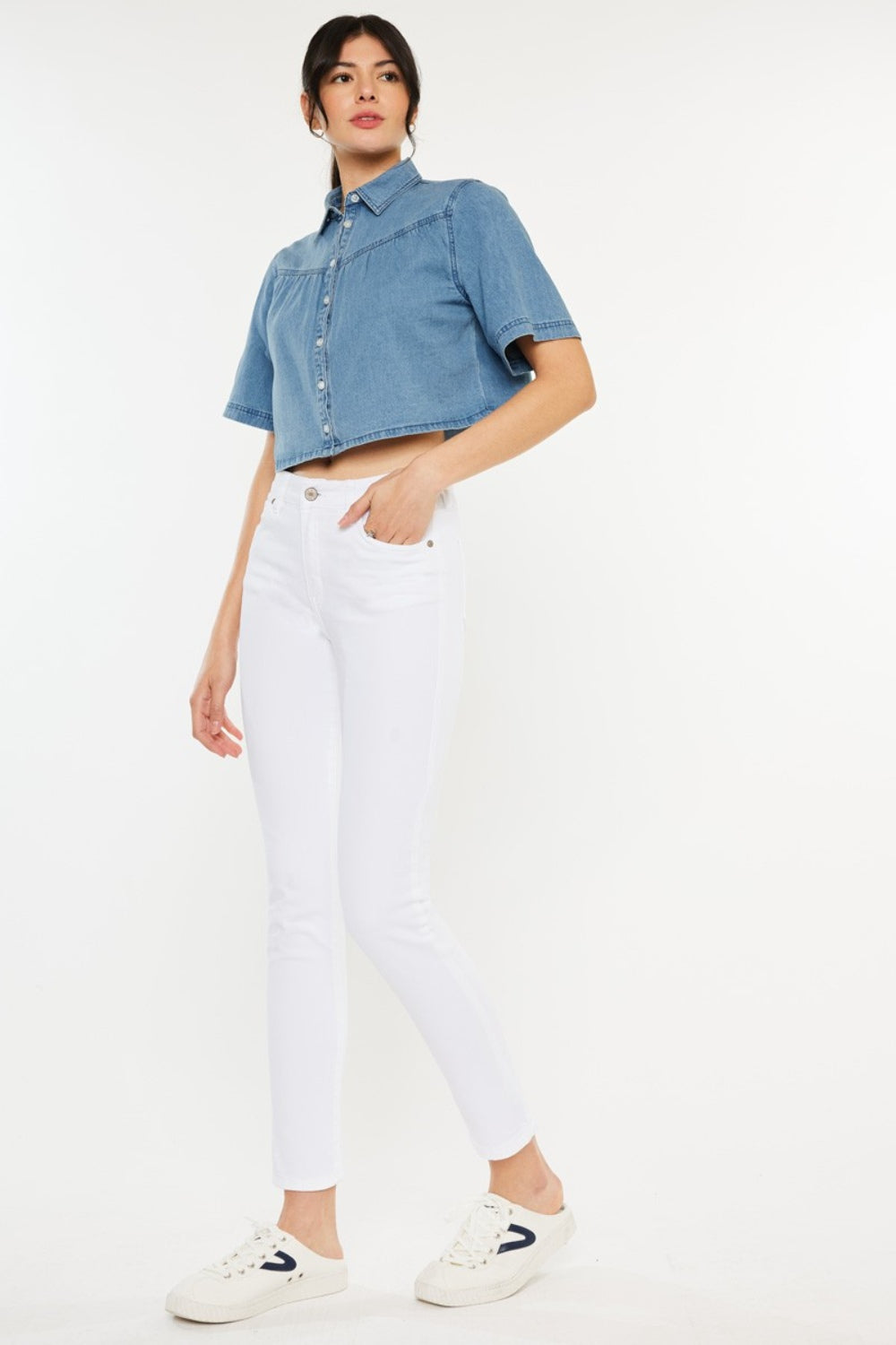 Stilla | Høj talje ankel skinny jeans