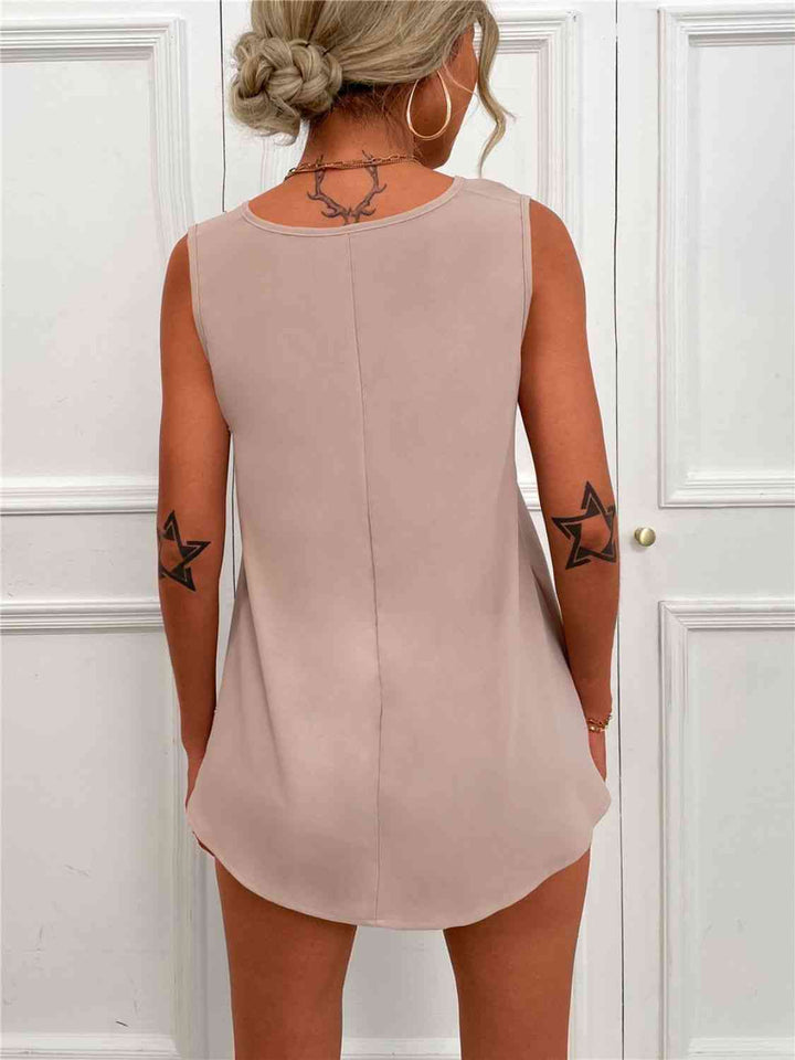 Stilla | V-hals Buekant Tunika Tank