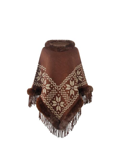 Stilla | Geometrisk Cape Ærme Poncho